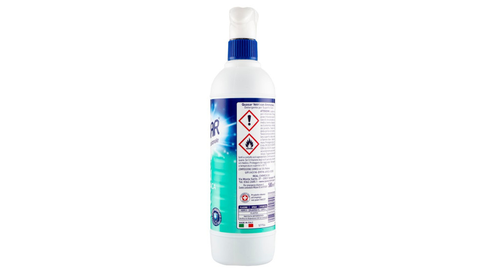 Quasar Vetri con Ammoniaca 580 ml