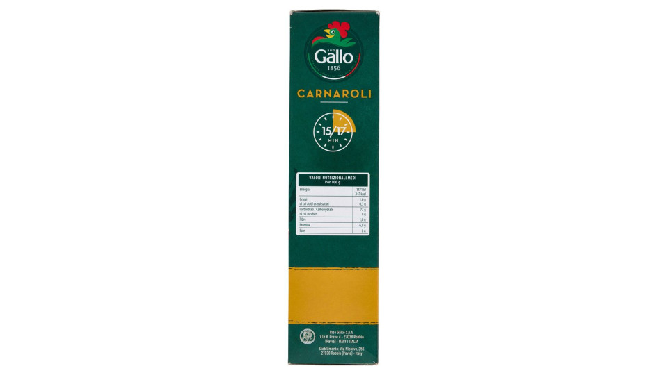 Riso Gallo Carnaroli da agricoltura sostenibile 1 kg