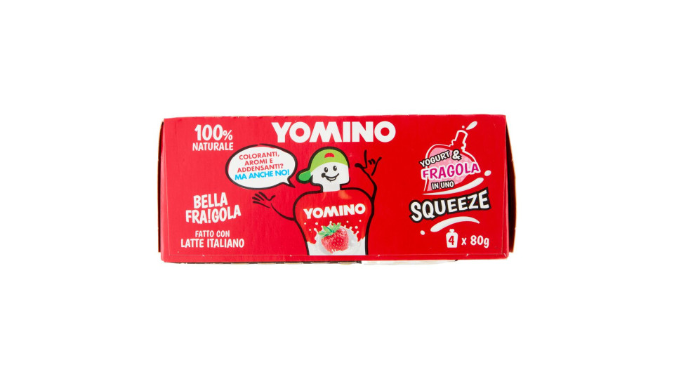 Yomino 100% Naturale Fragola 4 x 80 g