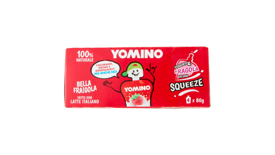 Yomino 100% Naturale Fragola 4 x 80 g