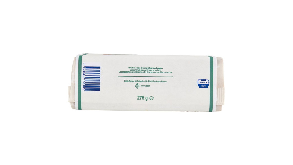 Wasa Original Cracker Con 100% Farina Di Segale Ricchi Di Fibre 275g