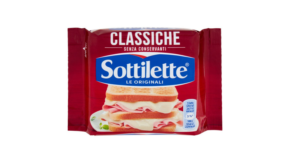 Sottilette Classiche Formaggio Fuso A Fette - 400g