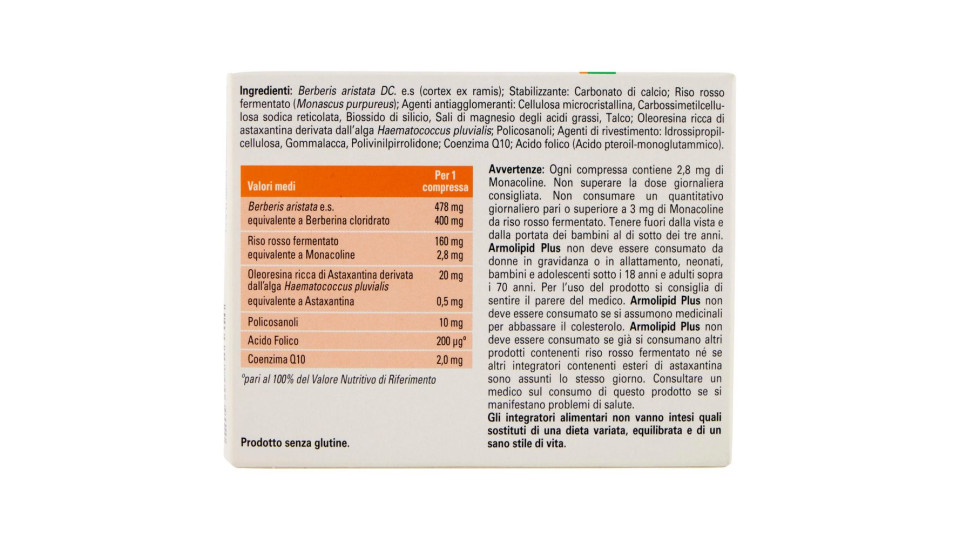 Armolipid Plus 60cpr 59g
