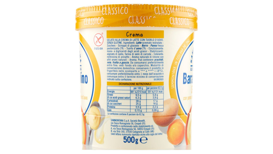 Sammontana Barattolino Crema