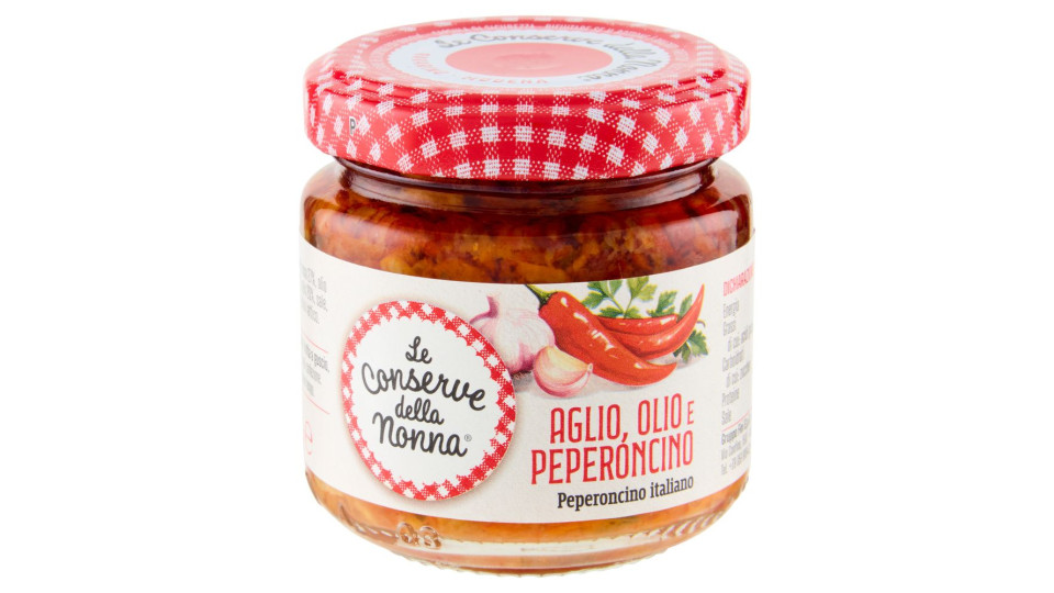 Le Conserve della Nonna Aglio Olio e Peperoncino 95 g.