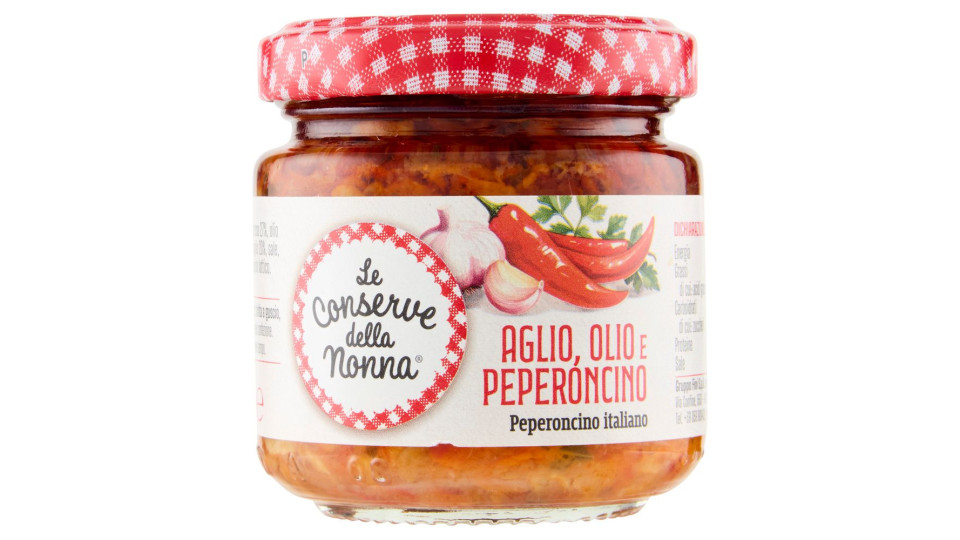 Le Conserve della Nonna Aglio Olio e Peperoncino 95 g.