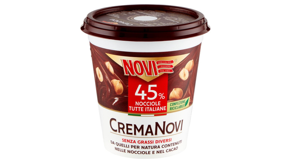 Novi, CremaNovi 45% nocciole