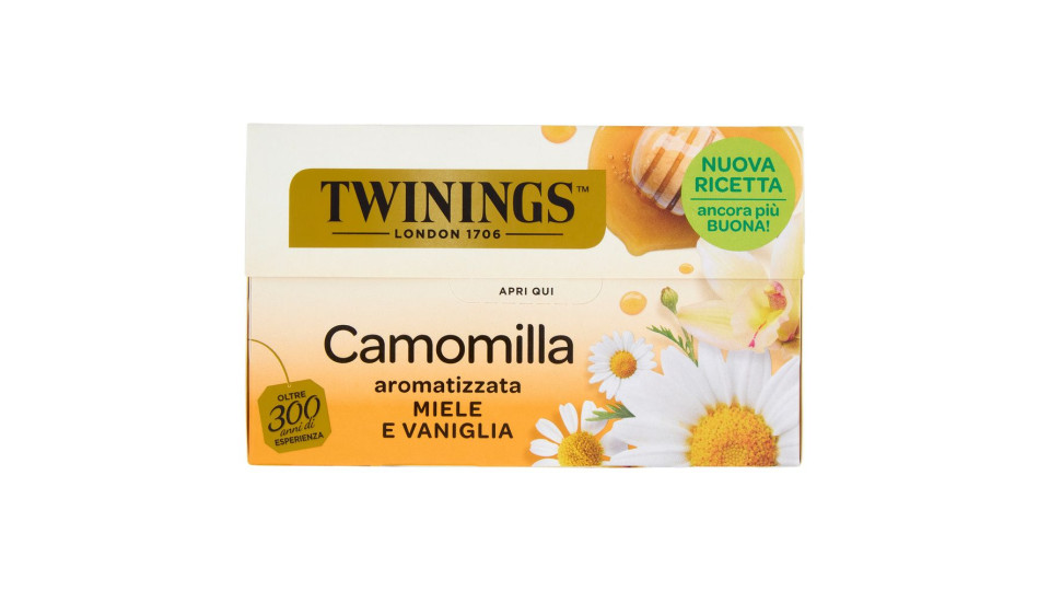 Twinings, Camomilla aromatizzata miele e vaniglia 20 filtri