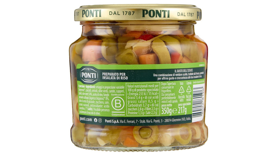 Ponti, Peperlizia insalata per riso Il gusto dell'estate