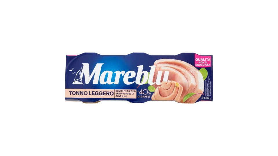 Mareblu, Leggero tonno con olio di oliva