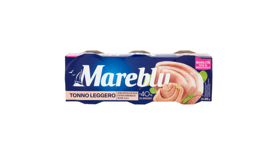 Mareblu, Leggero tonno con olio di oliva
