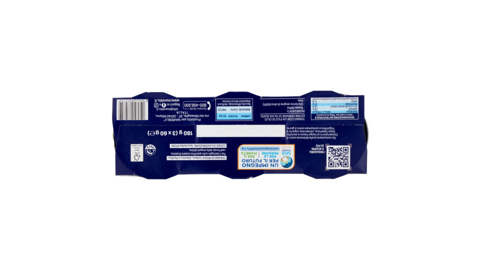 Mareblu, Leggero tonno con olio di oliva
