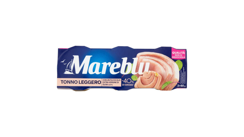 Mareblu, Leggero tonno con olio di oliva