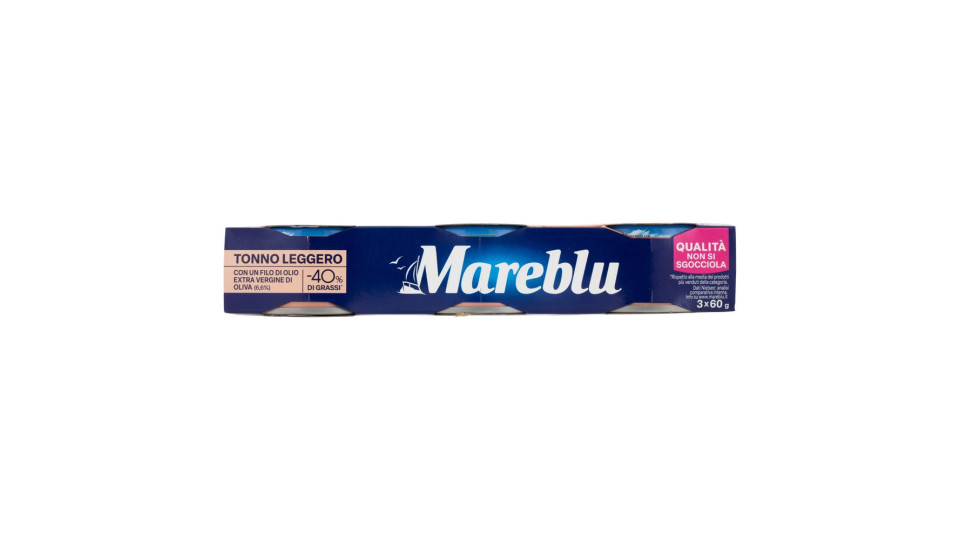 Mareblu, Leggero tonno con olio di oliva