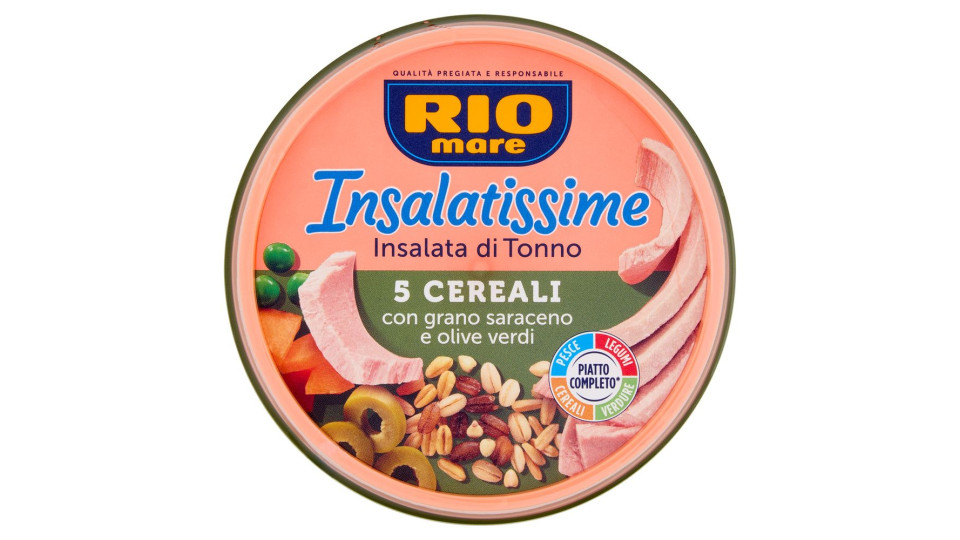 Rio Mare, Insalatissime 5 cereali con tonno, grano saraceno e olive verdi