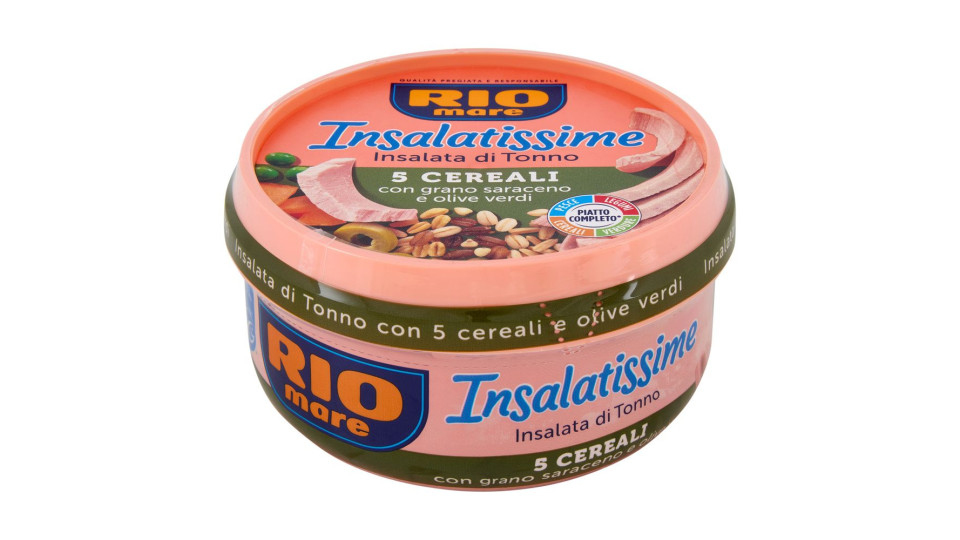 Rio Mare, Insalatissime 5 cereali con tonno, grano saraceno e olive verdi