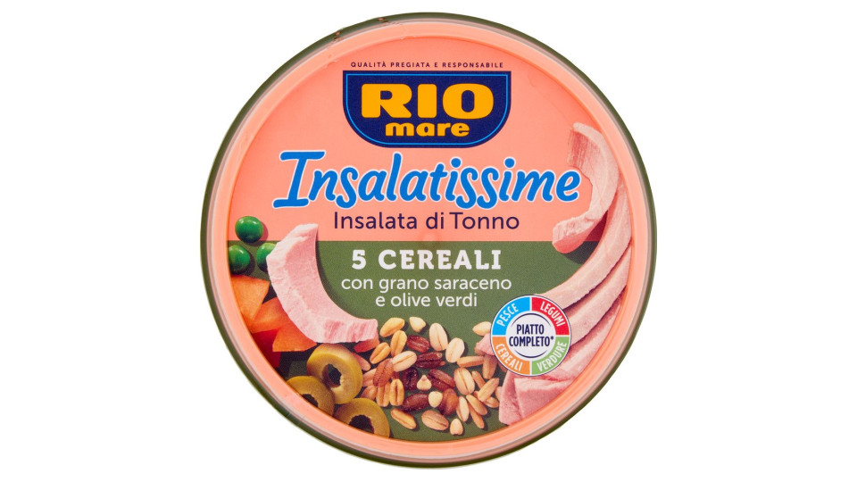 Rio Mare, Insalatissime 5 cereali con tonno, grano saraceno e olive verdi