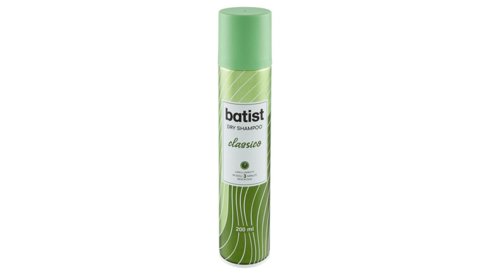 Batist, Dry shampoo classico senz'acqua