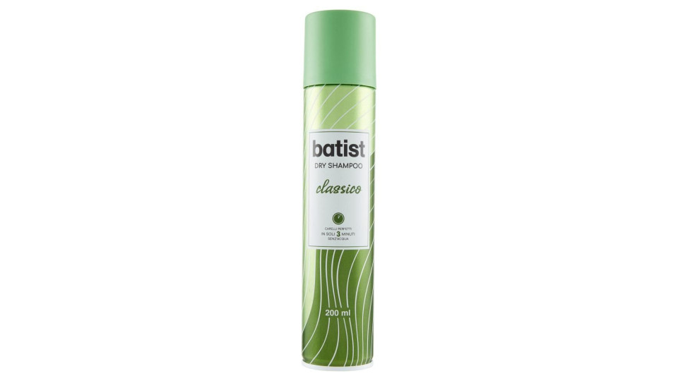 Batist, Dry shampoo classico senz'acqua