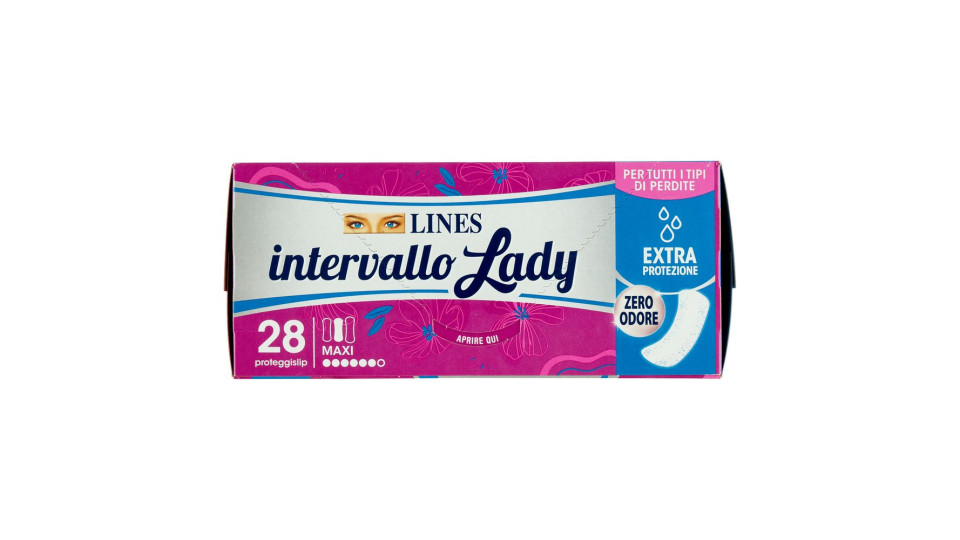 Lines intervallo Lady proteggislip Maxi Disteso 28 pz