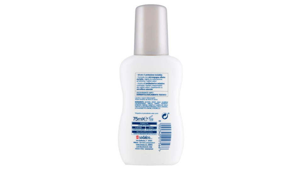 Lycia, Invisible Fast Dry deodorante vapo no gas