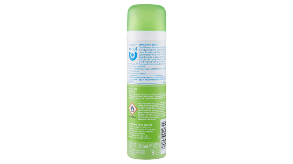 Infasil, Freschezza Dinamica deodorante spray