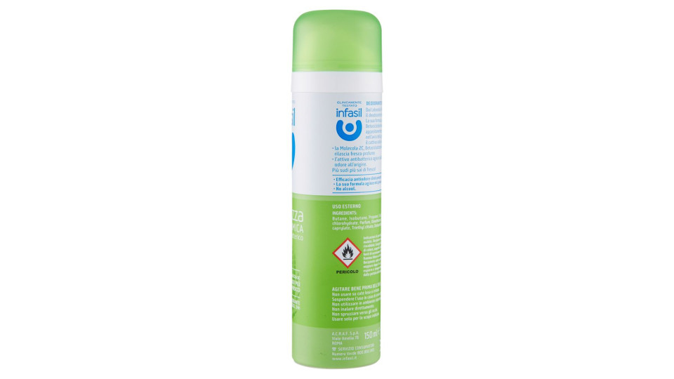 Infasil, Freschezza Dinamica deodorante spray