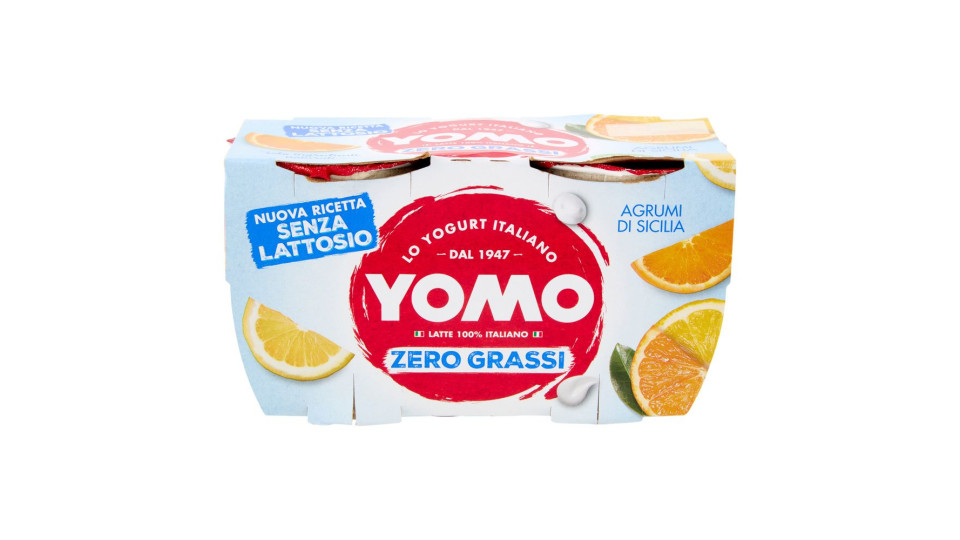 Yomo Zero grassi, 100% naturale agrumi di Sicilia