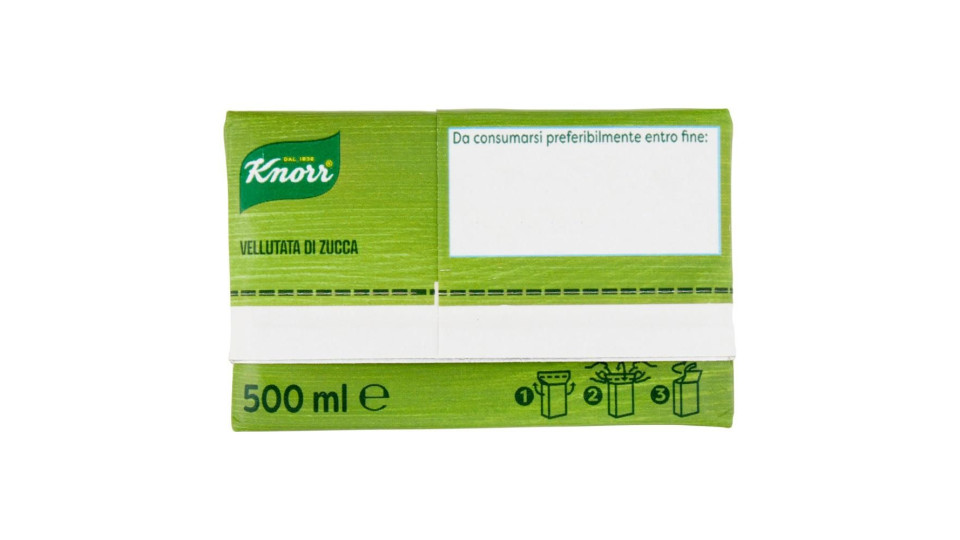 Knorr, vellutata di zucca gusto delicato