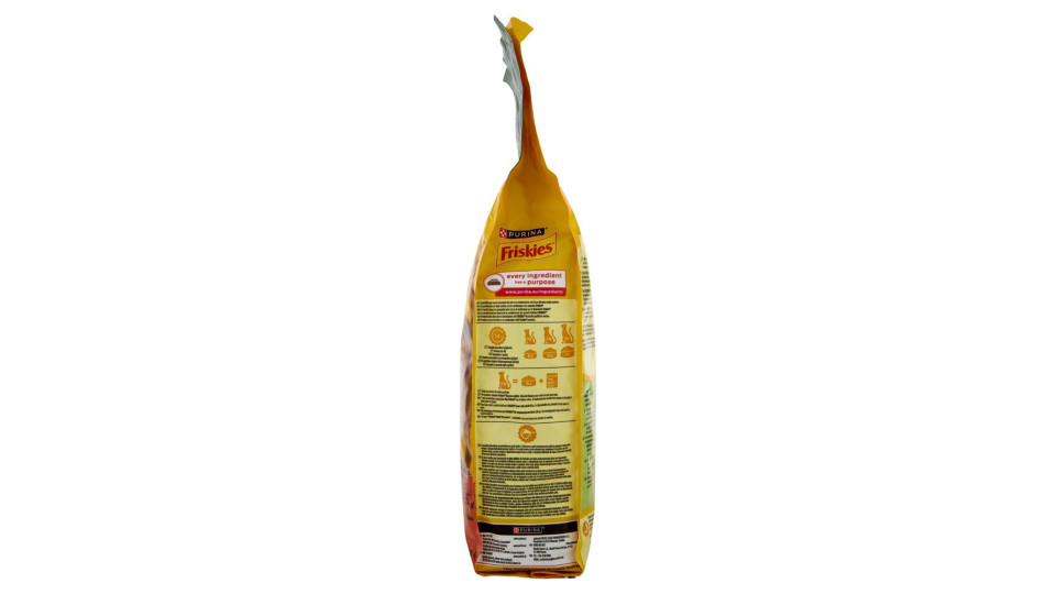 Purina, gatto Friskies crocchette Adult con manzo, pollo e verdure aggiunte