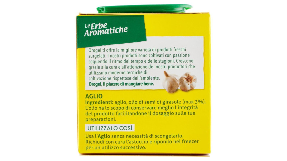Orogel, Le Erbe Aromatiche prezzemolo e aglio surgelati