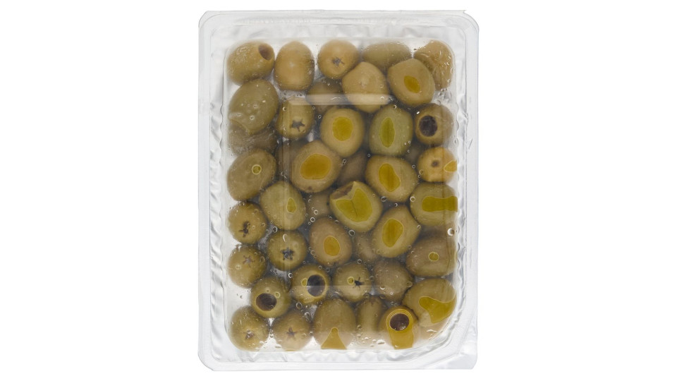 Polli, olive verdi denocciolate