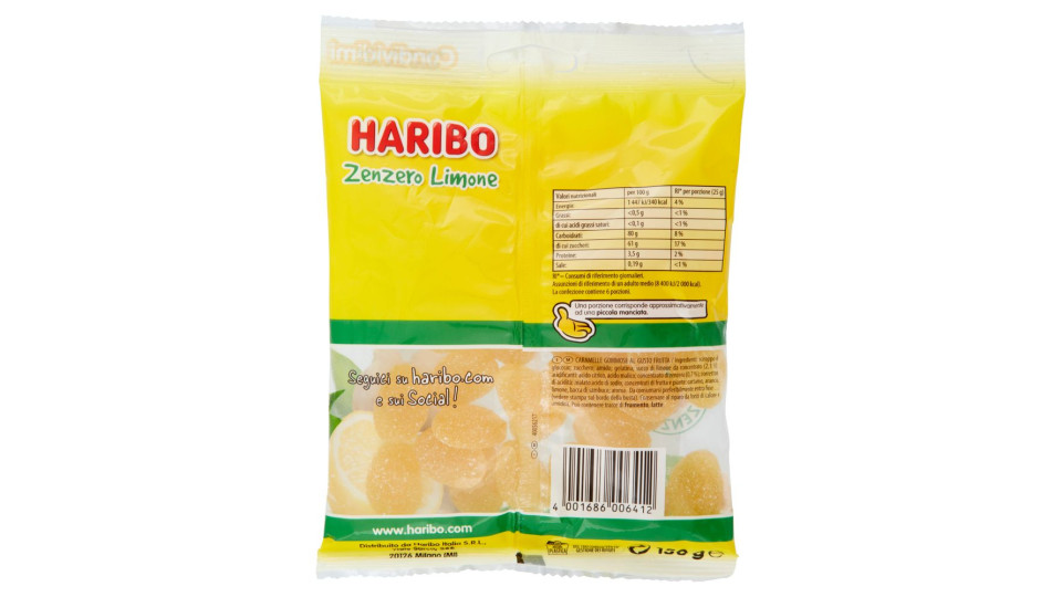 Haribo Zenzero Limone