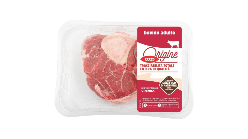 Ossobuco di Vitellone, Bovino Adulto 350 g Ca
