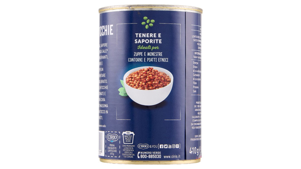 Cirio lenticchie
