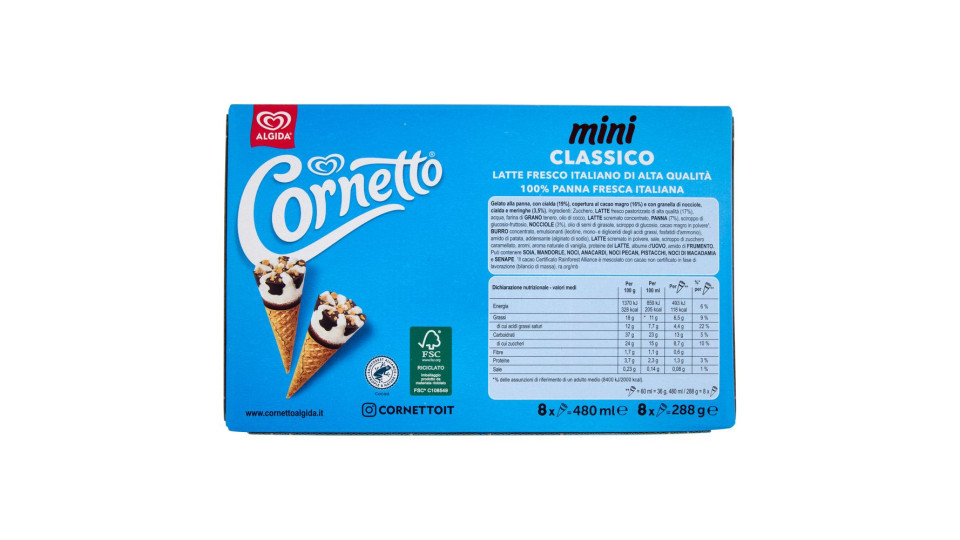 Cornetto, Mini classico