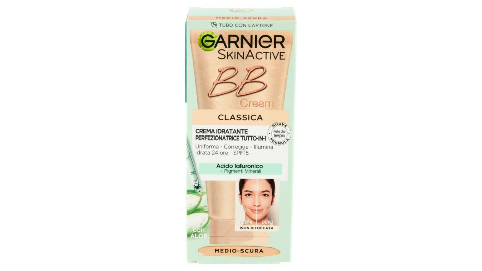 Garnier BB Cream Perfezionatore di Pelle 5in1, tonalità medio-scura