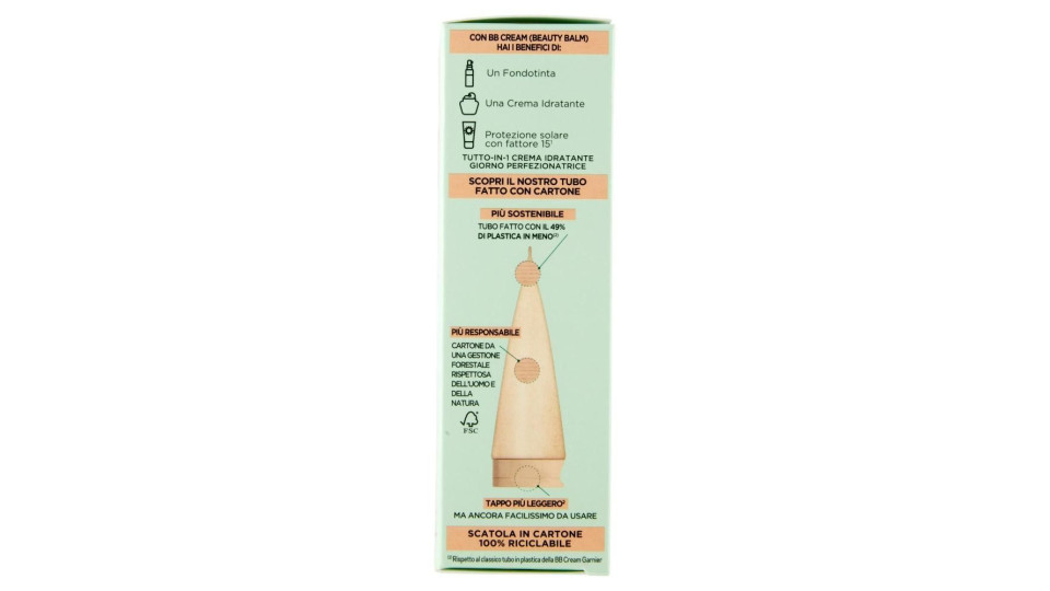 Garnier BB Cream Perfezionatore di Pelle 5in1, tonalità medio-scura