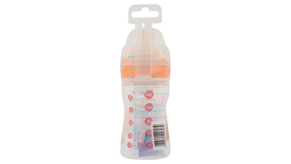Neo Baby, biberon in plastica collo largo 150 ml