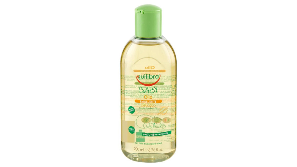 Equilibra, Baby olio naturale emolliente delicato