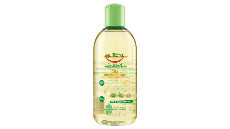 Equilibra, Baby olio naturale emolliente delicato