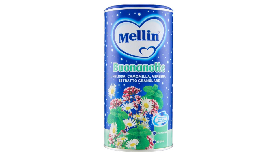 Mellin, Buonanotte estratto granulare melissa camomilla verbena 