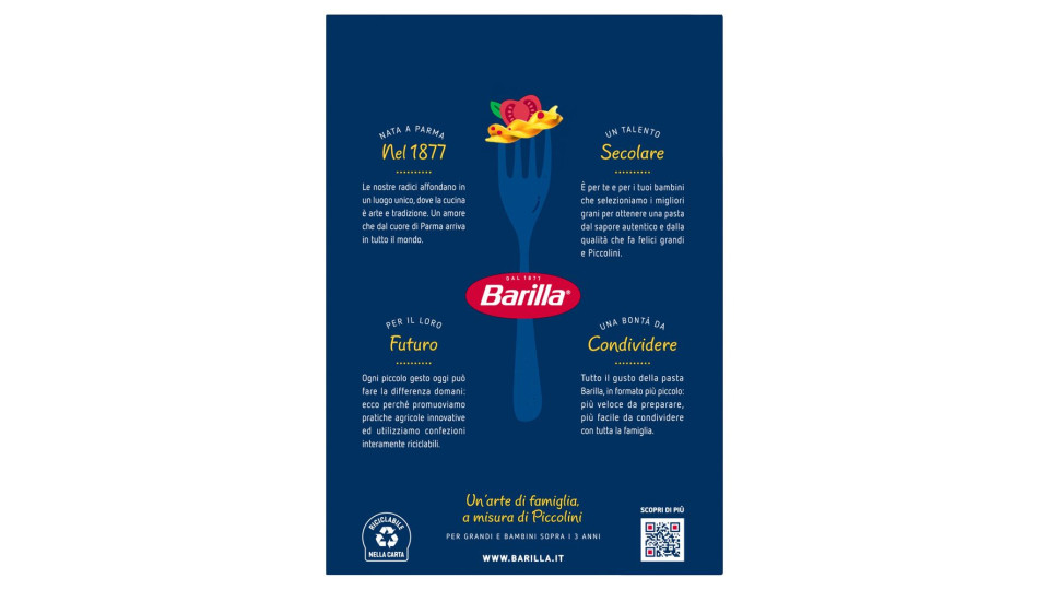 Barilla Piccolini 018 Fusilli