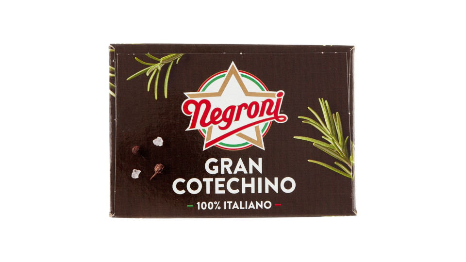 Negroni, Gran cotechino