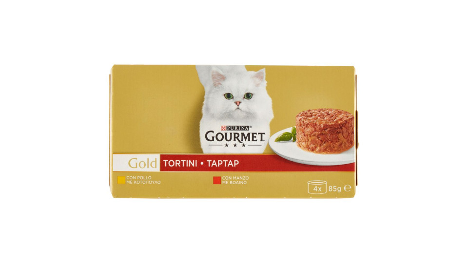 Purina, gatto Gourmet Gold Tortini con manzo e pollo