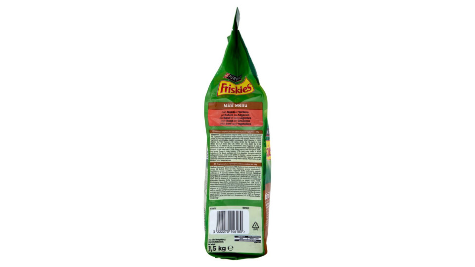 Purina, cane Friskies Mini Menu <10 kg Vitafit alimento con pollo e verdure