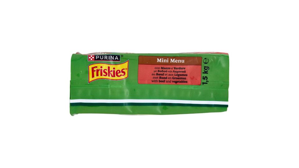 Purina, cane Friskies Mini Menu <10 kg Vitafit alimento con pollo e verdure