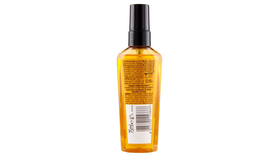 Testanera, Gliss Hair Repair Oil Elixir quotidiano capelli sciupati