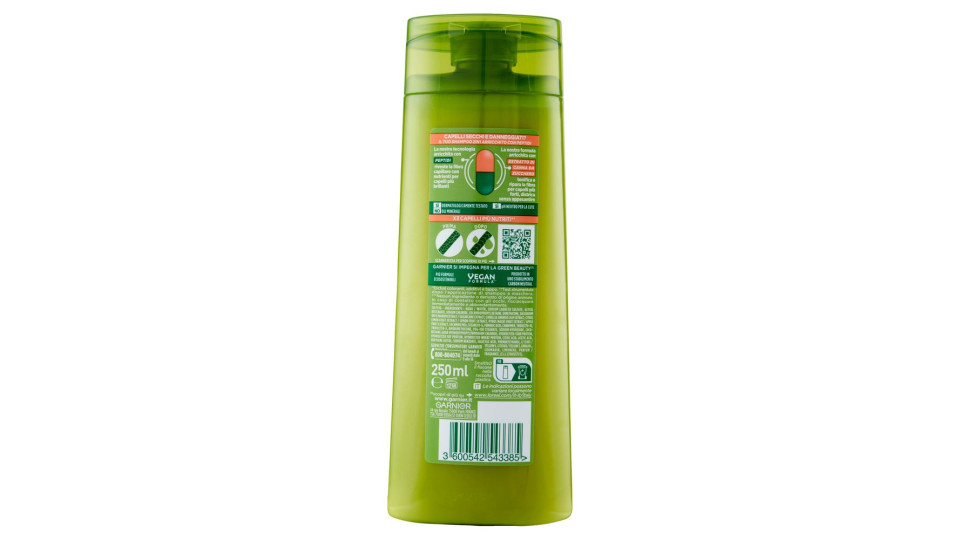 Garnier Fructis Capelli Secchi 2in1 Shampoo per Capelli Secchi