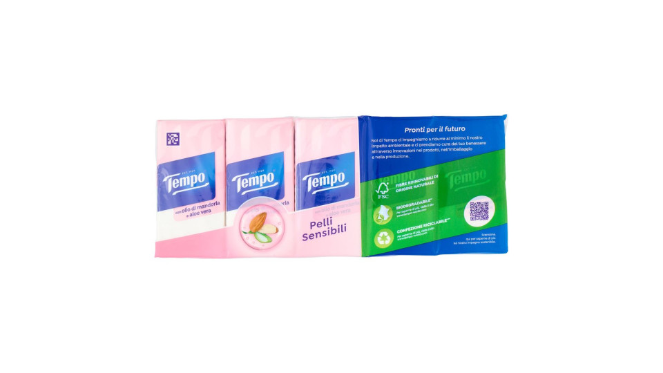 Tempo, Pelli Sensibili fazzoletti 4 veli